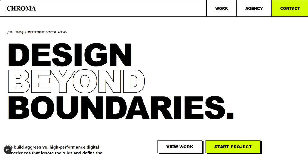 Chroma Creative Website Template - Ignite Your Digital Presence