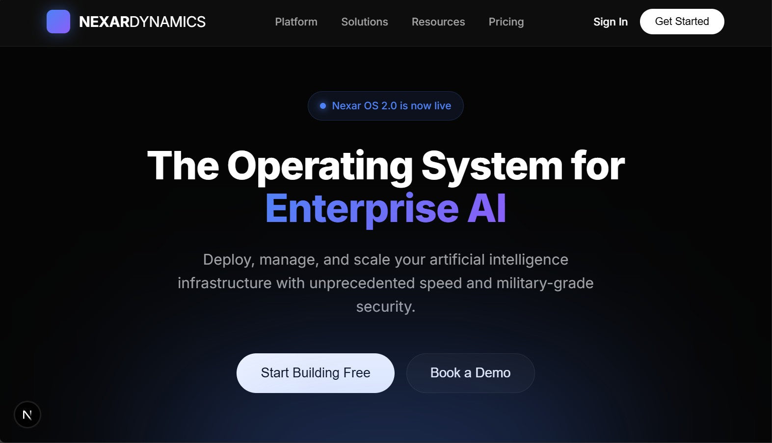 Nexar Dynamics Website Template – Premium SaaS & Enterprise