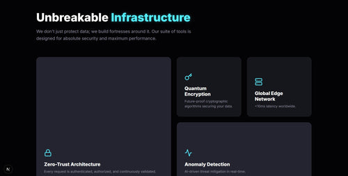Apex Obsidian Website Template – Elite Cyber Infrastructure Next.js Template